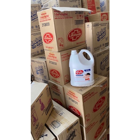 Nước rửa tay Lifebuoy sạch khuẩn can 4kg có giá sỉ