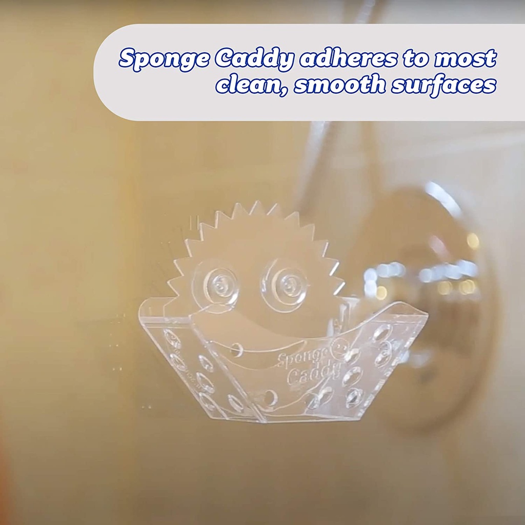 Scrub Daddy - Giá đỡ bọt biển Scrub Daddy Sponge Caddy đa năng, giúp sắp xếp bồn rửa cho nhà bếp và phòng tắm