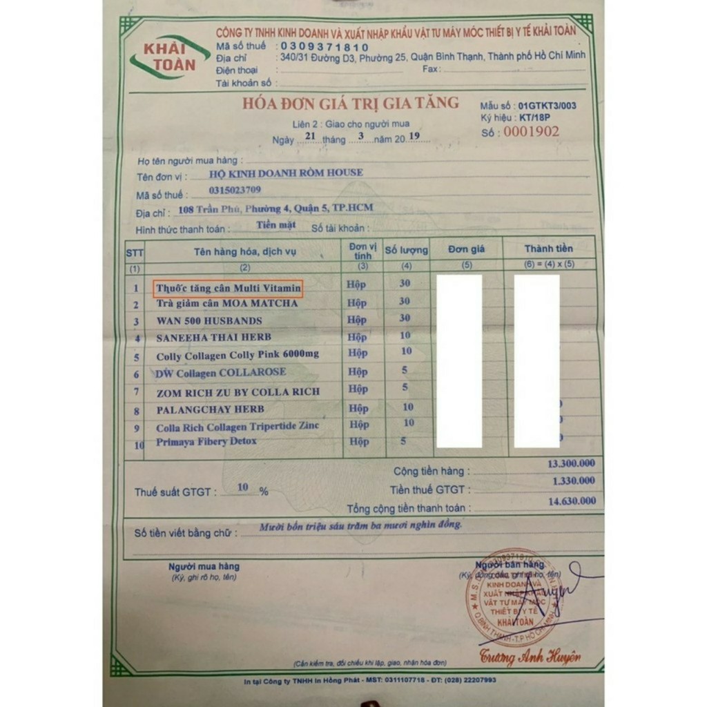 Vitamin tang can Multi vitamin | Thế Giới Skin Care