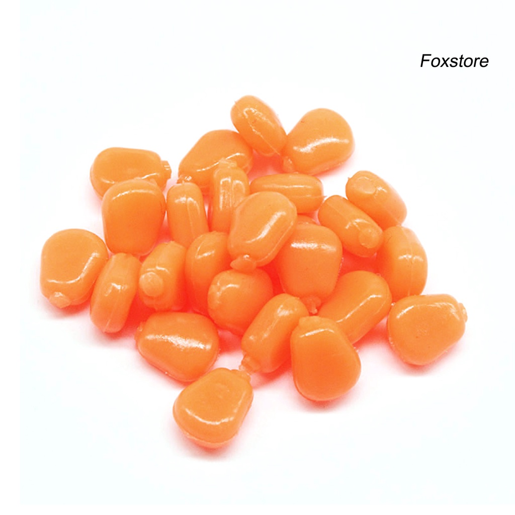 30 Mồi câu cá giả dạ quang hình hạt ngô mềm mại