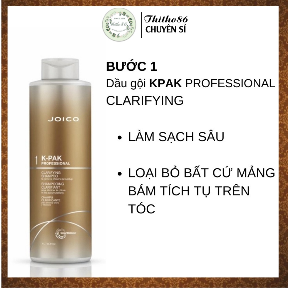 Dầu Gội Làm Sạch và Mở Biểu Bì Tóc JOICO KPAK Professional Clarifying 1000mL