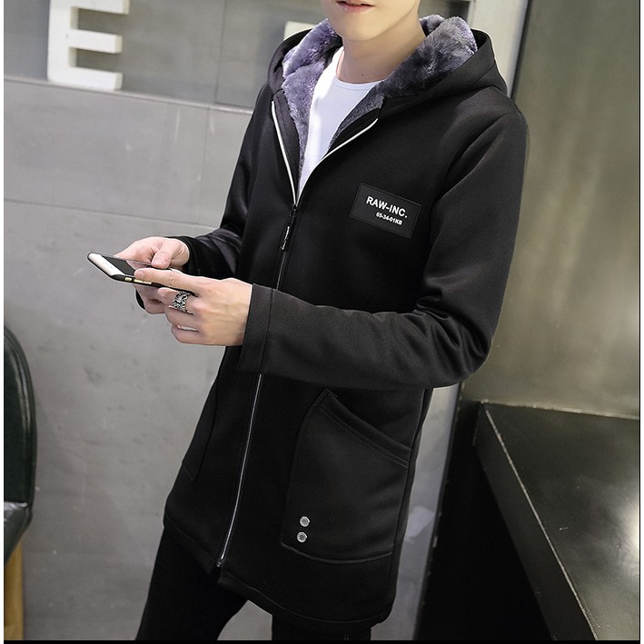Áo khoác nỉ nam lót lông AN07 | BigBuy360 - bigbuy360.vn