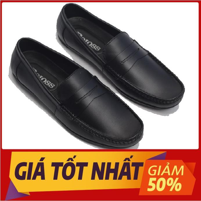 [Siêu sale] Giày lười nam da bò cao cấp BH 12 tháng R0607