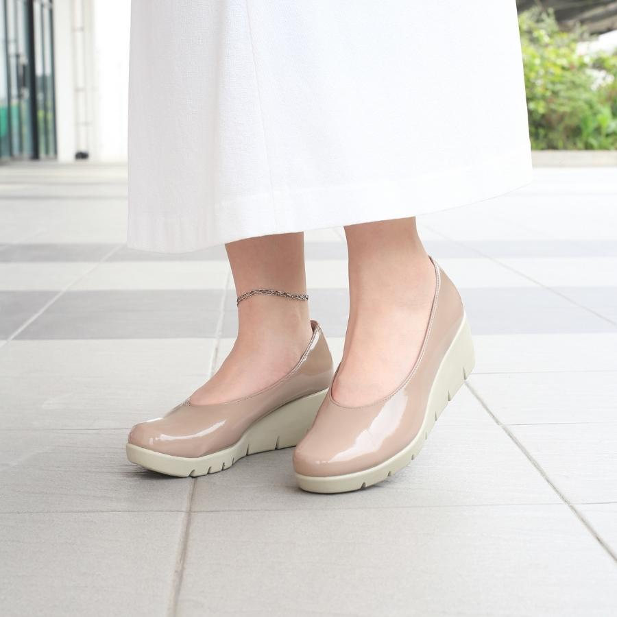 Giày búp bê đế xuồng nữ First Contact 39601 độn gót siêu nhẹ cao gót 5,5cm made in Japan