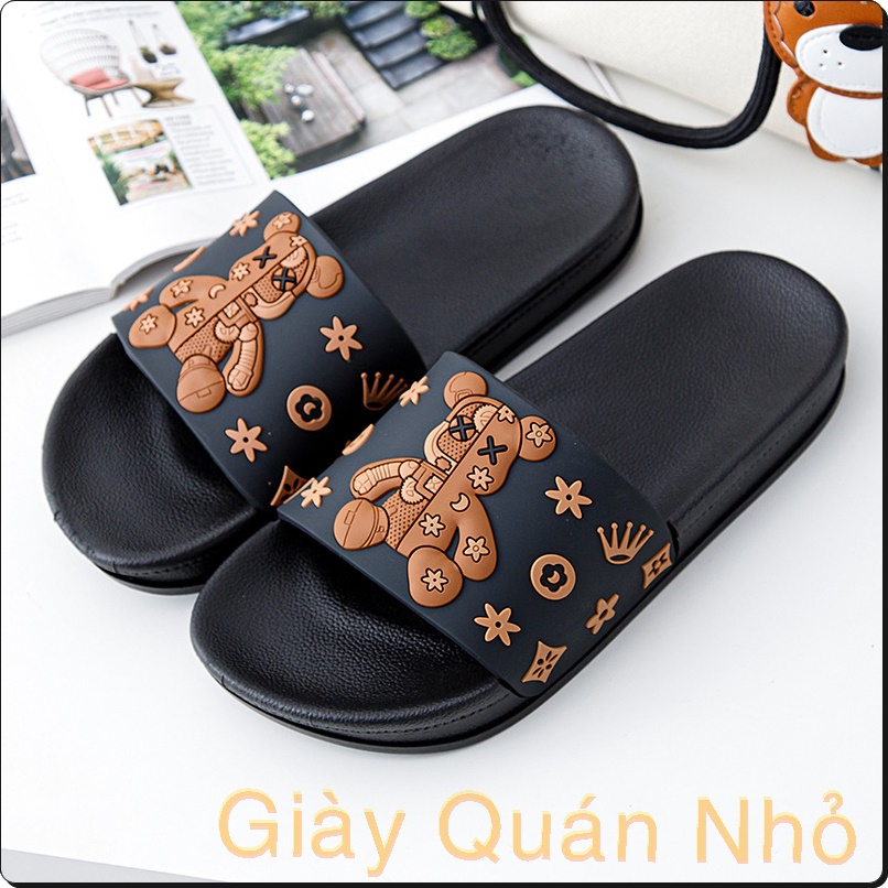 Dép nữ thời trang, hình gấu, đi trong nhà hoặc đi chơi quá đẹp.