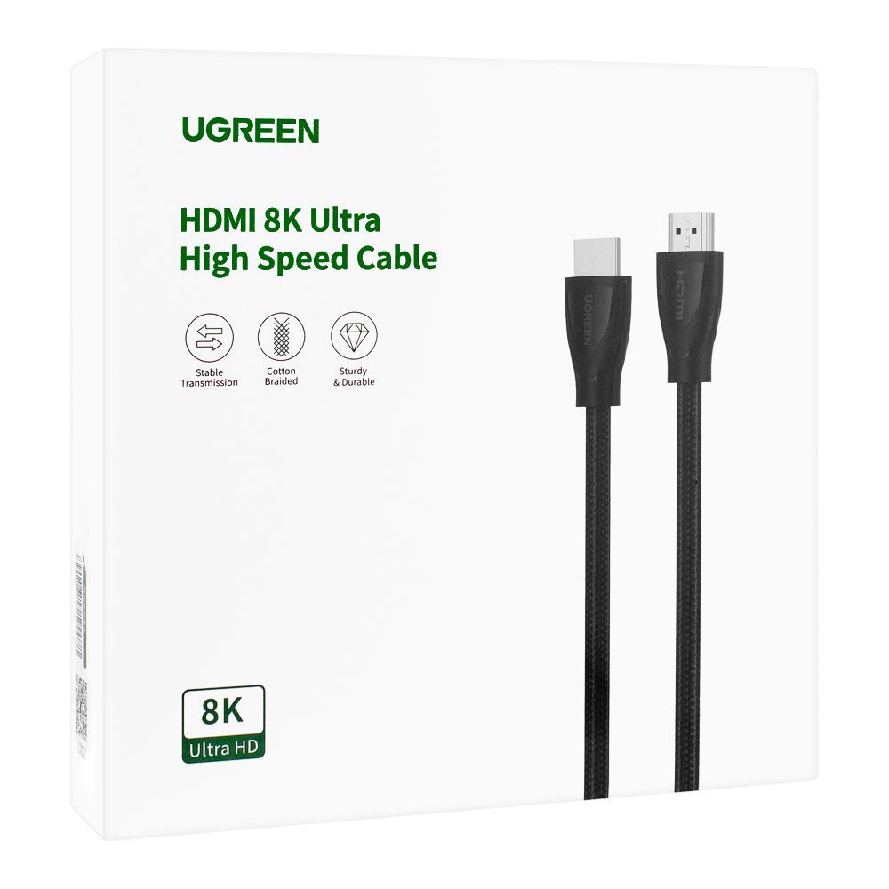 Cáp HDMI 2.1 Dài 5m hỗ trợ 8K Ugreen 80405 - Hàng chính hãng