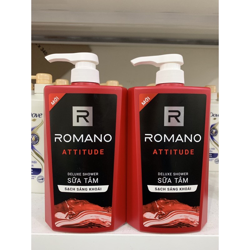 Sữa Tắm Cao Cấp Romano Attiude 650g