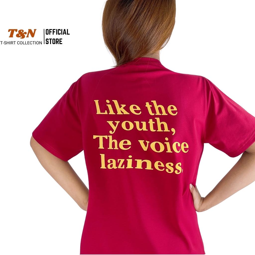 Áo thun nữ tay ngắn cổ tròn form rộng T&amp;N TSHIRT COLLECTION in hình mặt trước sau độc đáo nổi bật vải Cotton 100% A04465
