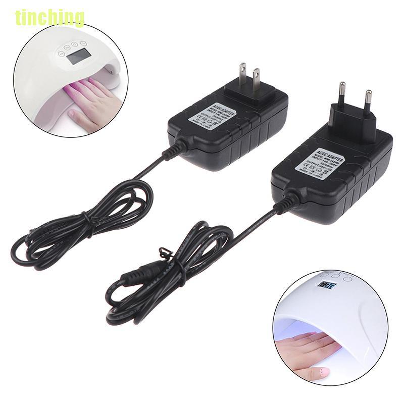 1 Bộ Chuyển Đổi Nguồn Điện 24V 2A Cho Móng Tay