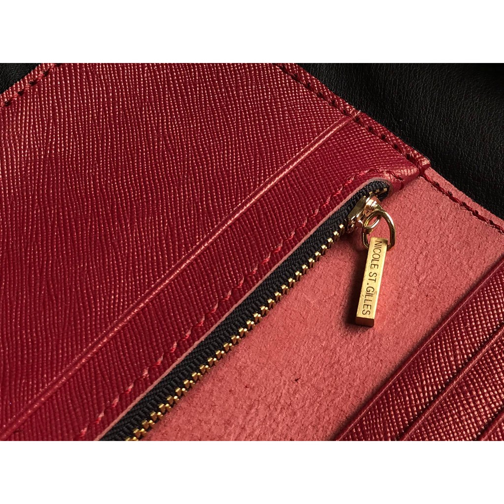 Ví dài kèm ngăn zipper - Ví da handmade cao cấp
