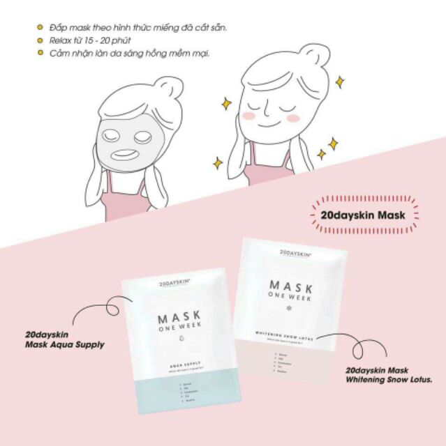 [NHAP MA " TIEU2006" GIAM NGAY 30K Mask 20dayskin | BigBuy360 - bigbuy360.vn
