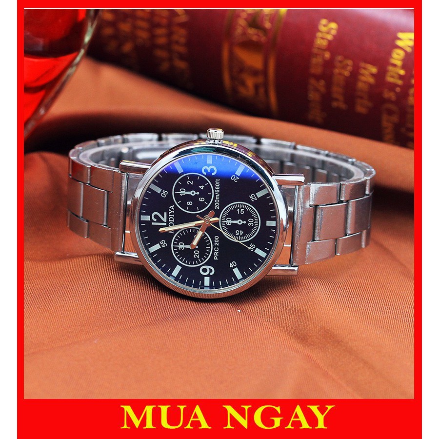 Đồng hồ nam đeo tay cao cấp dây kim loại Modiya siêu hot DH100