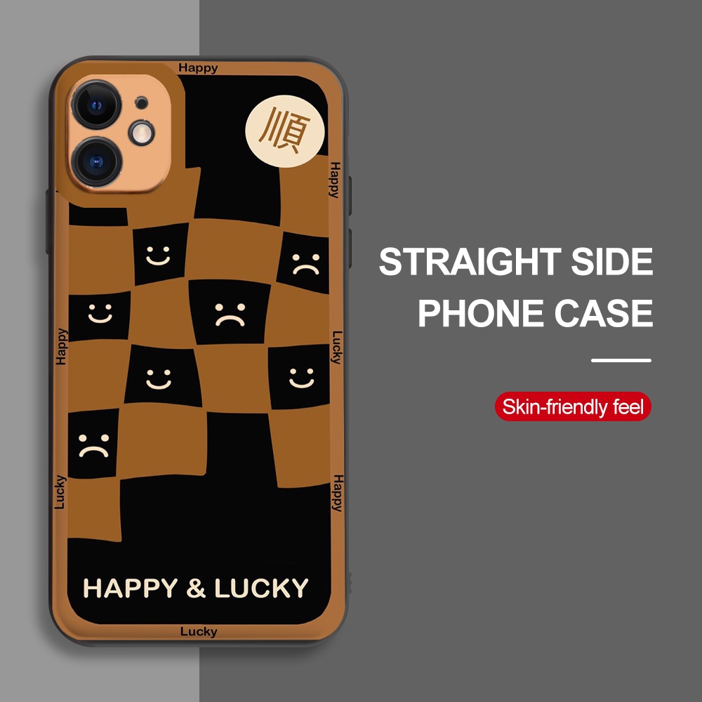 Ốp Điện Thoại iphone In Họa Tiết Caro Màu Nâu Kiểu độc đáo Cho Iphone 13 11 12 Pro Max X XR 7P 8PLUS XSMAX 6 PLUS