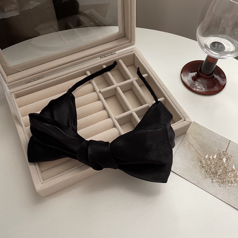 Bờm nơ voan bản lớn tiểu thư dễ thương B109