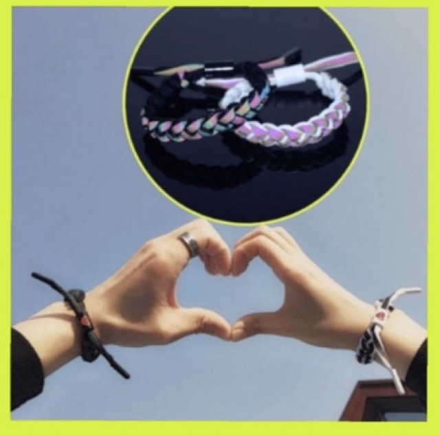 Dây đeo tay phản quang trong bóng tối