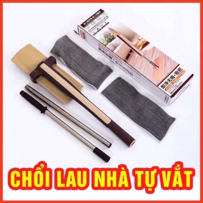 Chổi Lau Nhà Tự Vắt Nhật Bản+ tặng kèm 1 tấm lau _ Giá Bán Sỉ Lẻ