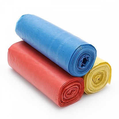 TÚI ĐỰNG RÁC TỰ PHÂN HỦY 3 CUỘN 3 MÀU - TÚI RÁC CUỘN