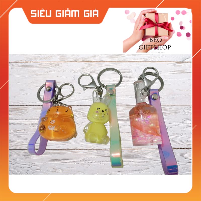 MÓC KHÓA NƯỚC DỄ THƯƠNG NHIỀU HÌNH HÀNG LOẠI 1 CÓ DÂY HOLOGRAM SÁNG BÓNG