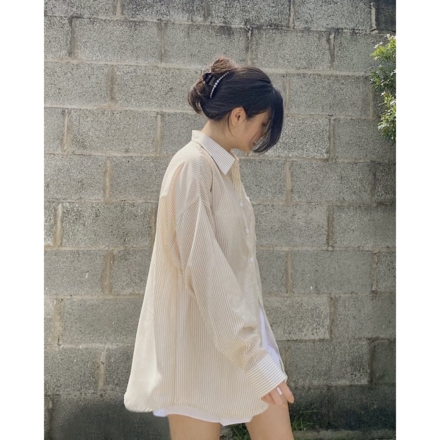 Áo sơ mi form rộng oversize