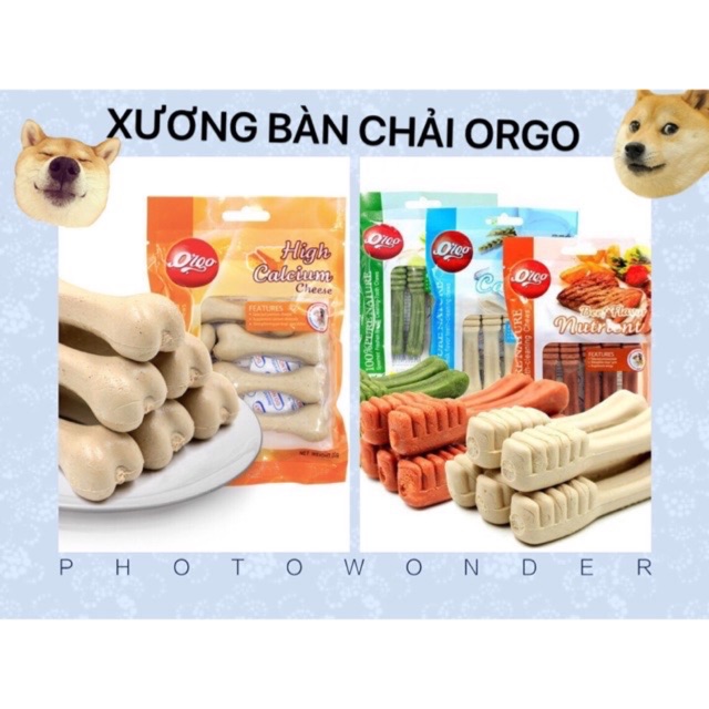 Xương Gặm Bàn Chải ORGO Giúp BOSS Sạch Răng Thơm Miêng