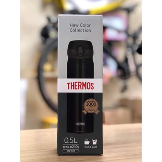 Mua Bình giữ nhiệt Thermos 500ml nắp bật Nhật Bản JNR-504- MÀU ĐEN