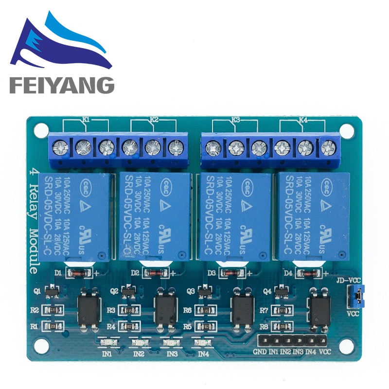 Mô đun rơ le 5V 1 2 4 8 kênh đầu ra 1 2 4 8 dành cho ARDUINO