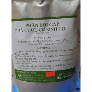 Phân dơi nguyên chất GAP gói 100gr (Gói chiết lẻ dùng thử) (Loại 1)