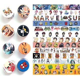 Cuộn Băng Dính Washi Họa Tiết Hoạt Hình ONE PIECE Trang Trí Sổ Tay