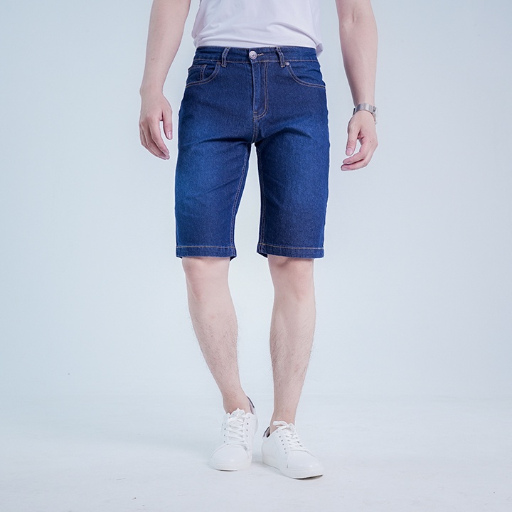 Quần Short Jean Nam H90 Chất Bò Giấy Cao Cấp Co Giãn 4 Chiều, Không Bai Gião, Bền Màu, Mặc Cực Thoải Mái  HSTJ001-01