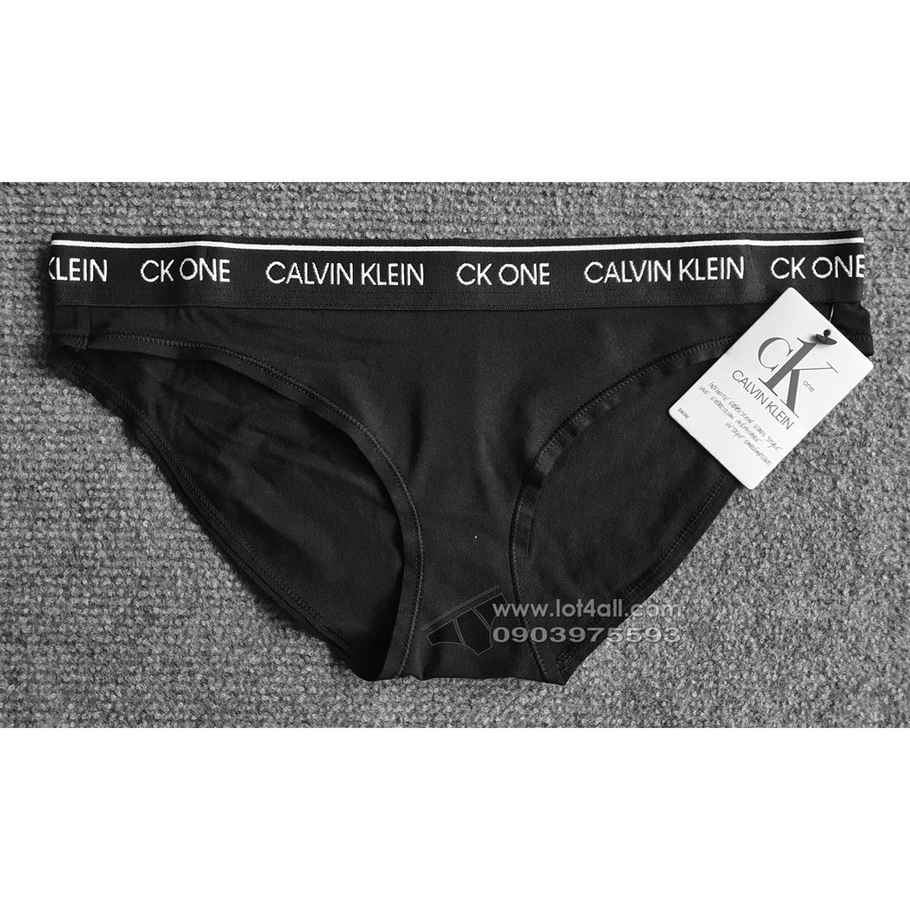 [CHÍNH HÃNG] Quần lót nữ Calvin Klein QF5735 CK ONE Cotton Modal Bikini Black