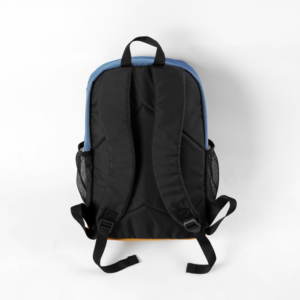 Balo unisex nam nữ đựng laptop logo NY New York đáy lót da MLB