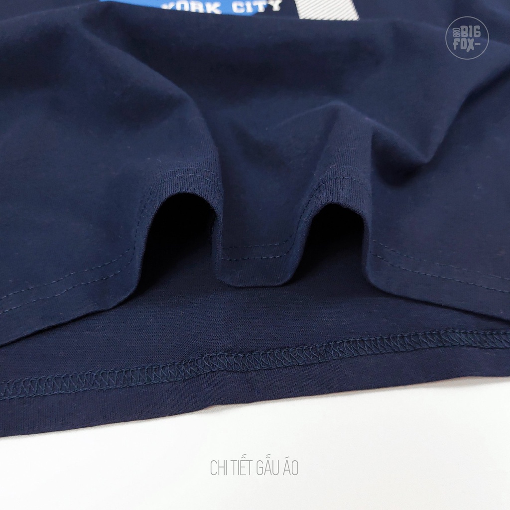 Áo Thun Bé Trai Size Đại Bigfox, Áo Phông Trẻ Em In Hình Số 3,Chất Cotton Xuất