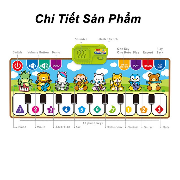 Bé Học PIANO Touch &amp; Learn (dành cho bé tù 0-6 tuổi) - Home and Garden