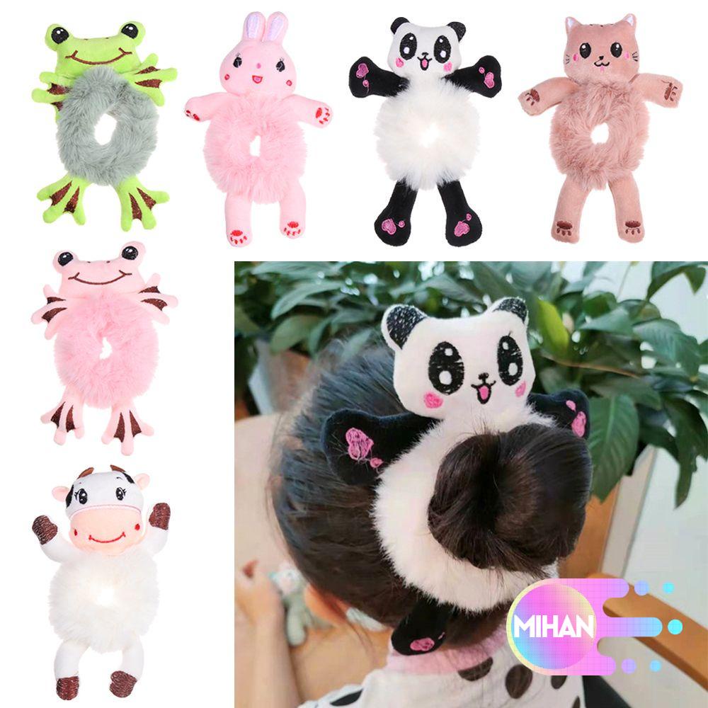 Dây buộc tóc co giãn hình thú nhồi bông đáng yêu thời trang cho nữ