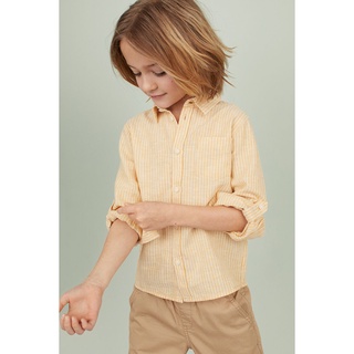 Hm h&m auth áo sơ mi kẻ bé trai 18-24m 5/6y 6/7y săn sale
