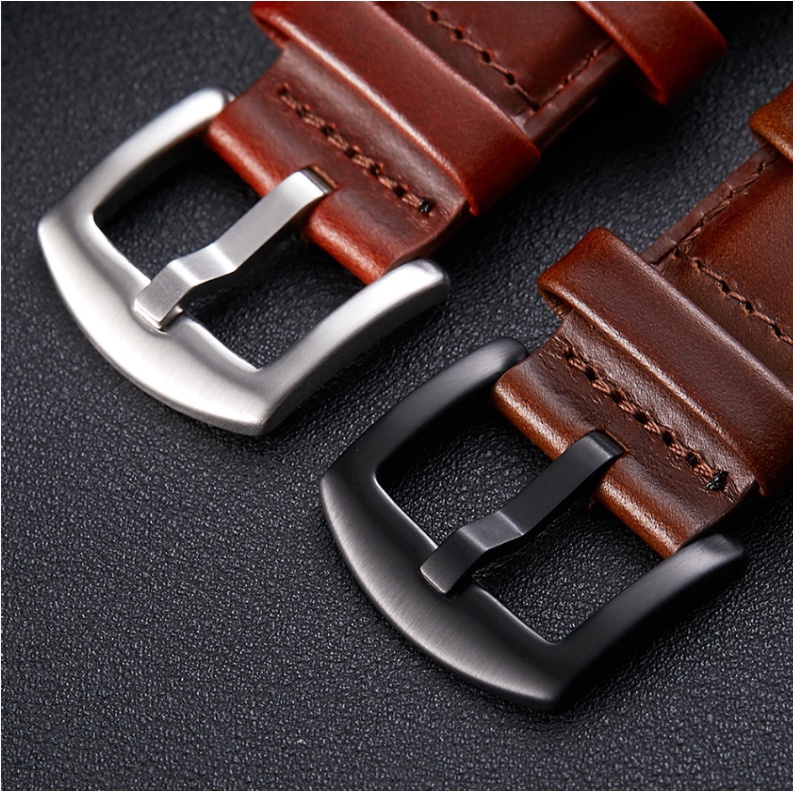 Mới Khóa Dây Đồng Hồ Đeo Tay Bằng Thép Không Gỉ 14Mm 16mm 18mm 20mm 22mm 316L