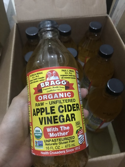 GIẤM TÁO HỮU CƠ BRAGG 473 CỦA USA DATE 2028