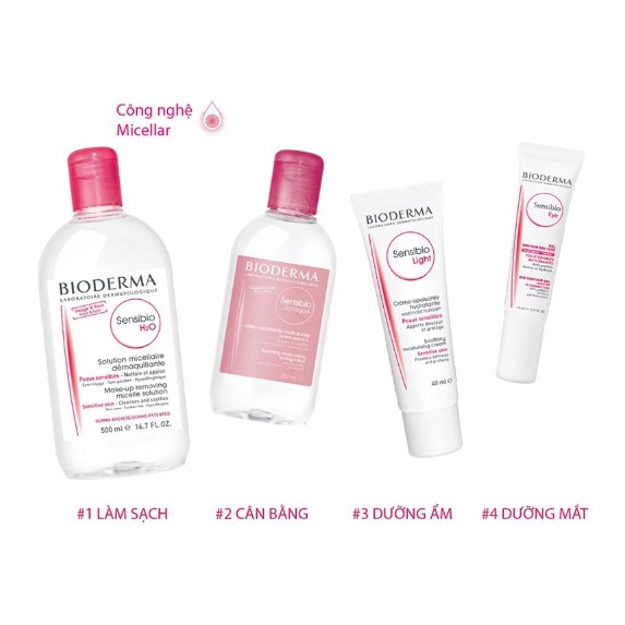 Nước Tẩy Trang Cho Da Nhạy Cảm Công Nghệ Micellar Bioderma Sensibio H2O | BigBuy360 - bigbuy360.vn