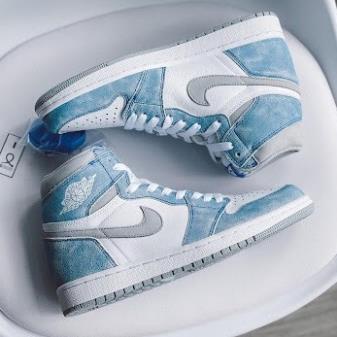 Giày Thể Thao Jordan 1 tie dye full box bill giày air jordan xanh dương cổ cao nam nữ đủ size 36-43