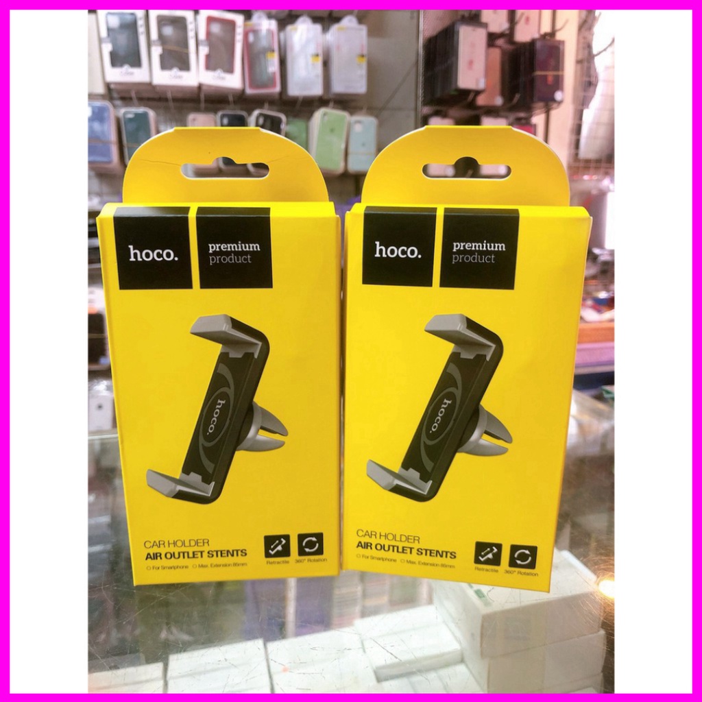 Kẹp Điện Thoại Trên ô tô Xe Hơi Cao Cấp Hoco CPH01. Gắn Cửa Gió Điều Hòa | BigBuy360 - bigbuy360.vn