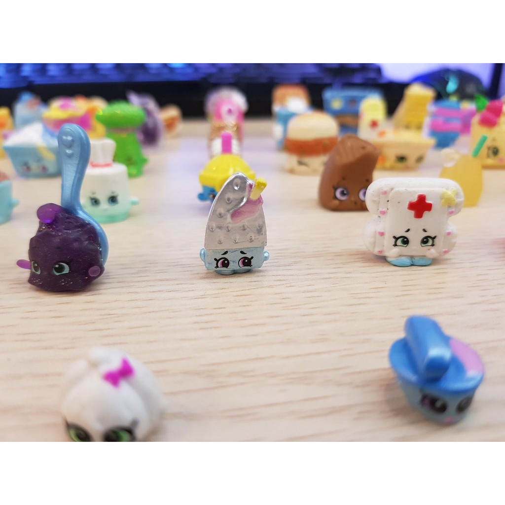 Đồ chơi shopkins mini vật dụng và đồ ăn siêu dễ thương (combo chi tiết đảm bảo khác loại).