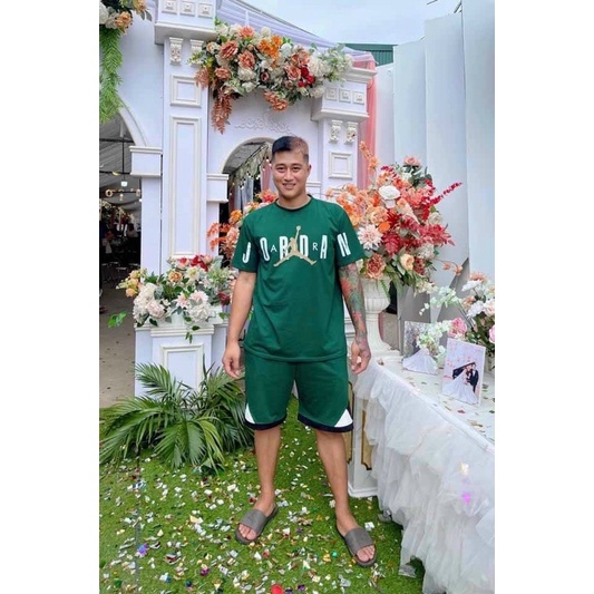 Bộ Quần Áo Thể Thao Nam - Bộ Mặc Nhà In Hình Jordan Chất Cotton GSS099