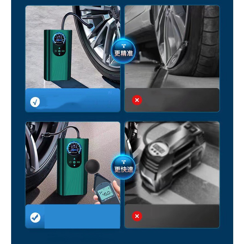 Bơm Lốp Ô Tô Bơm Lốp Mini Nhỏ Gọn SIêu Tiện Lợi KHO GIA DỤNG TRẦN PHÚ