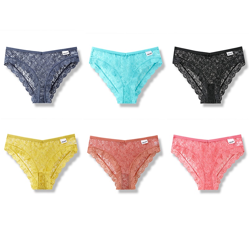 Quần lót ecmln vải ren hoa siêu mỏng gợi cảm cho nữ