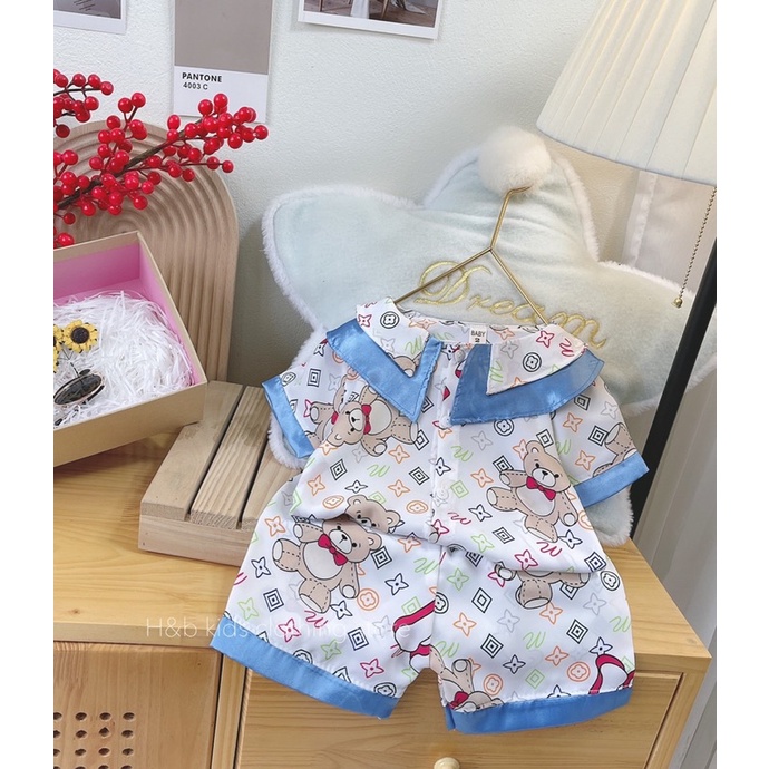 Mẫu Pyjama cho bé vải đẹp