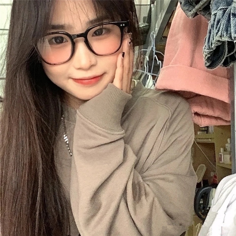 Kính Mát Gọng Vuông Màu Gradient Phong Cách Retro Thời Trang