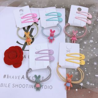 SET 3 CHI TIẾT KẸP BẤM TÓC VÀ CỘT TÓC