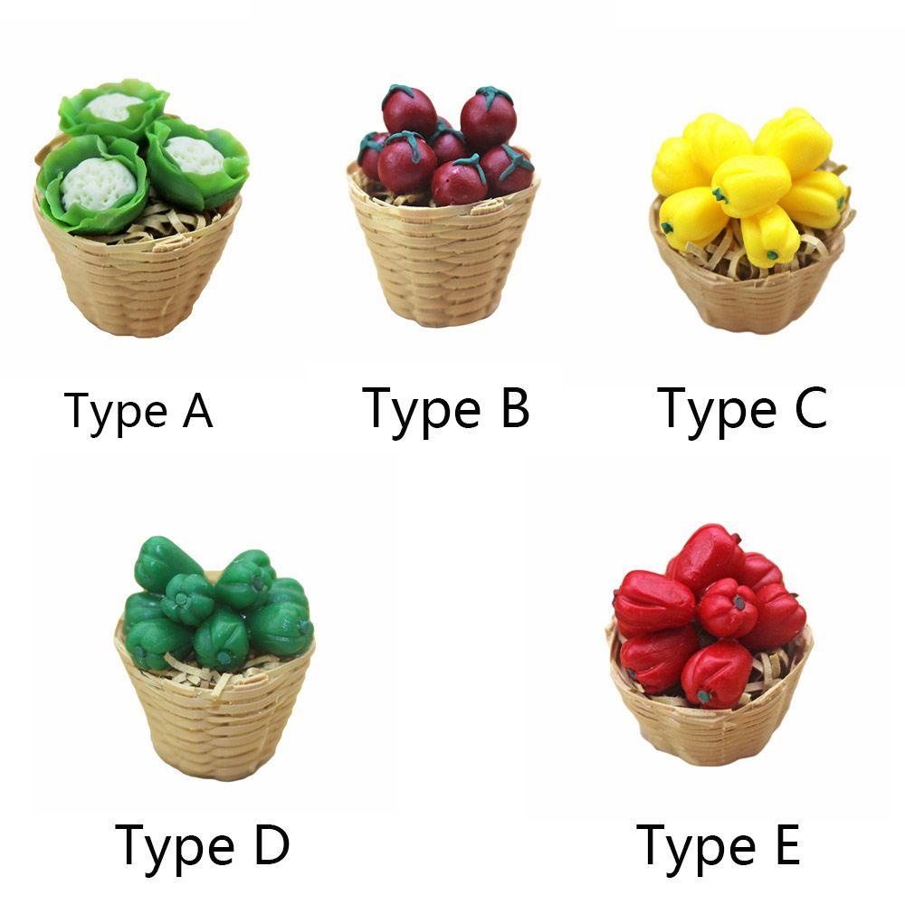 RAINBOW Trái Cây Giả Tỉ Lệ 1: 12 Trang Trí Nhà Búp Bê