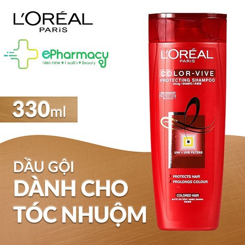 Dầu gội L'Oreal Paris ELSEVE COLOR PROTECT 7 WEEKS PROTECTING SHAMPOO Giữ màu tóc nhuộm 330 ml