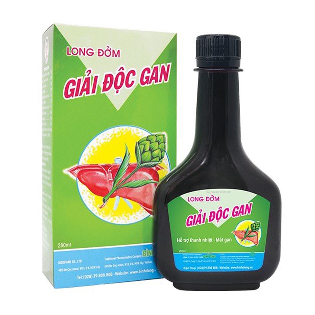 Long đởm giải độc gan Bình Đông 280ml